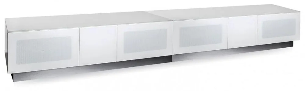 Product photograph of Alphason Element White Tv Cabinet For 98inch from Choice Furniture Superstore.